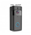 WiFi vidéo sonnette V5 noir intelligent IP vidéo interphone WI-FI visiophone pour appartements IR alarme sans fil caméra de sécu