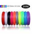 Recharge 3d de Filament de PLA de matériel d'abs/PLA du mètre 100mm d'aveiro 50/200/1.75 pour le plastique 3 D d'abs de Filament